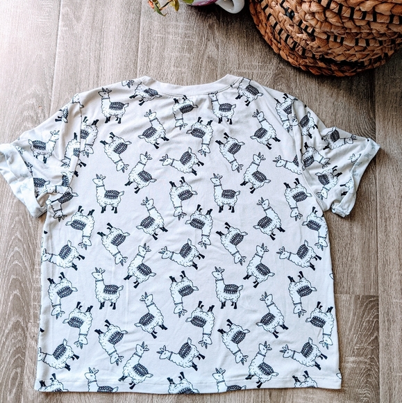 Cute Llama T-shirt | Walmart | Size S - Picture 2 of 3